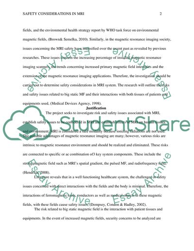 Safety Considerations in MRI