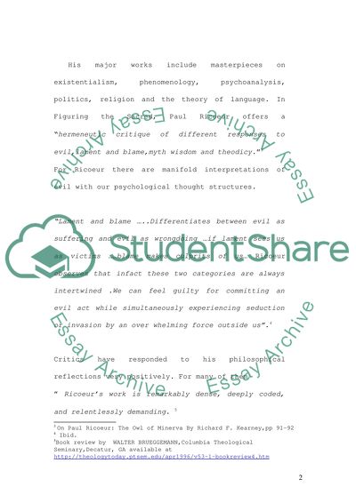 Evil, a Challenge to Philosophy and Theology