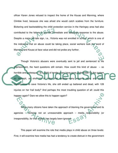 How Media Affects Child Abuse