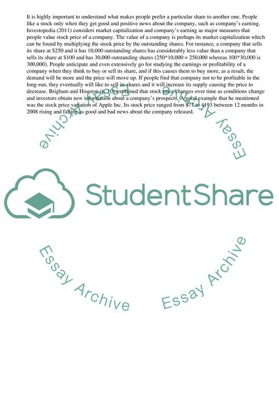 Determinants of Daily Stock Price Change