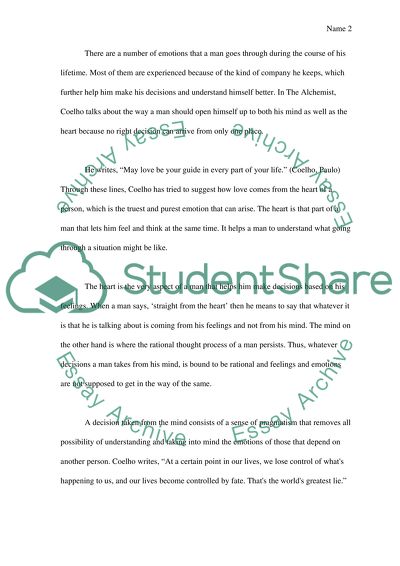 Is it the right decision Who has the reason The voices of the Heart or the Mind