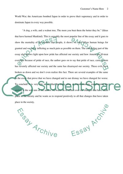 Ideas That Have Harmed Mankind by Bertrand Russell