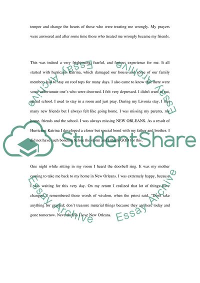 The Storm in New Orleans