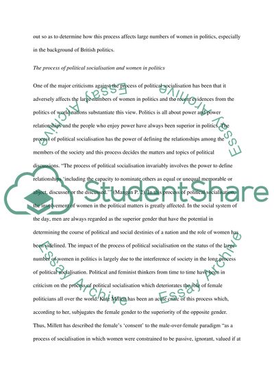 Political Socialisation