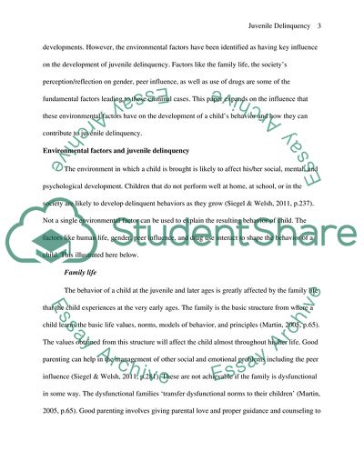 Environmental Factors Development of a Childs Behavior