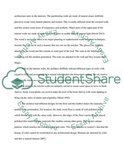 Lloyd Wrights Architecture