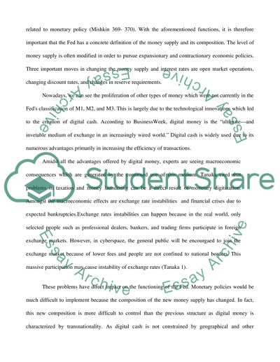 Money and the Economy