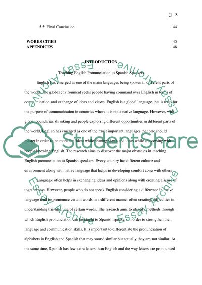 Teaching English Pronunciation to Spanish Speakers