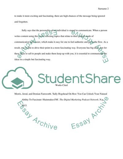 A review for &quot;Sally Hogshead on How You Can Unlock Your Natural Ability to Fascinate&quot;