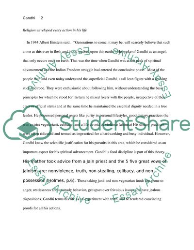 Ghandi, The Man not the Myth