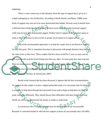 MPH503, Infertility and Public Health, Mod 5 Case Assignment