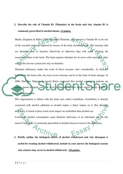 The Biological Effect of Alcohol on the Brain