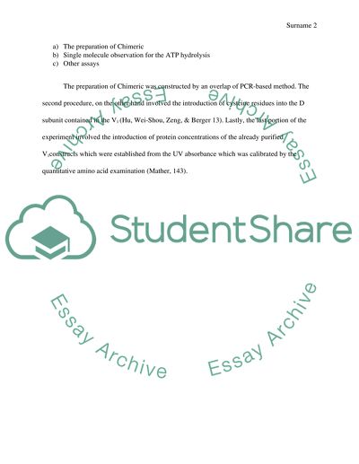 Reduction of ATP Hydrolysis Activity
