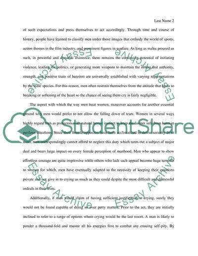 When Men Would Never Give In To Crying Vs. When Theyd Really Do