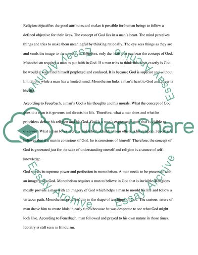 Feuerbachs theory of religion