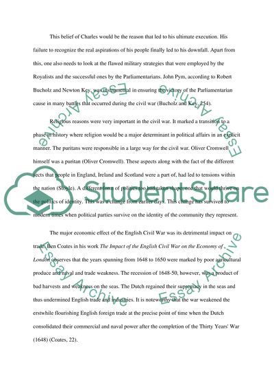 The Civil War in England