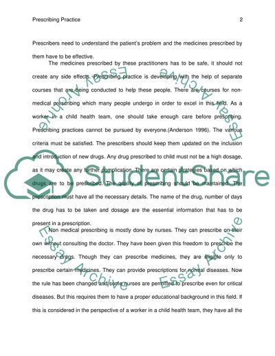 Prescribing Practice