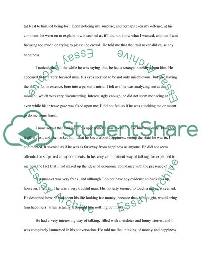 Reflections on Self-Sufficiency of the Life of a Person