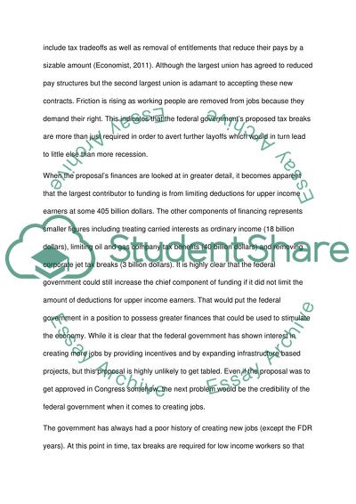 Tax Cuts and Layoffs in the Economic Times and their Impact in Communities