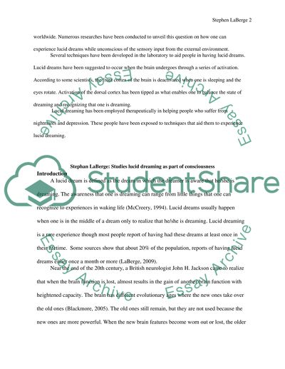 Lucid dream journal picture