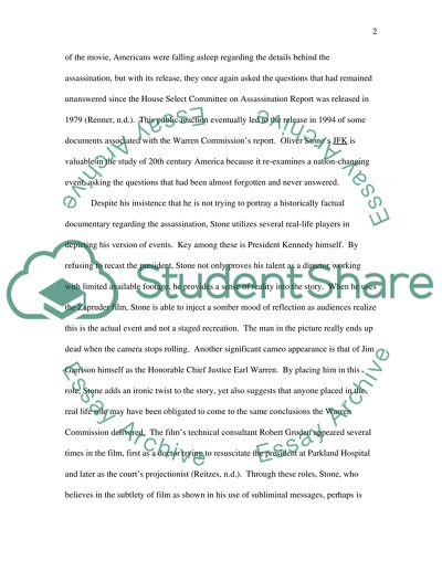 Oliver Stones JFK - Insights in 20th-Century America