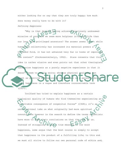 What Is Wealth and Happiness