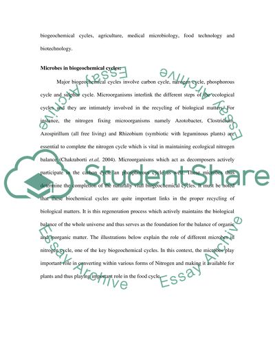 Microorganisms in Nature and Biotechnology