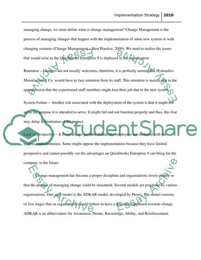 New System for Hydraulics Manufacturing Co