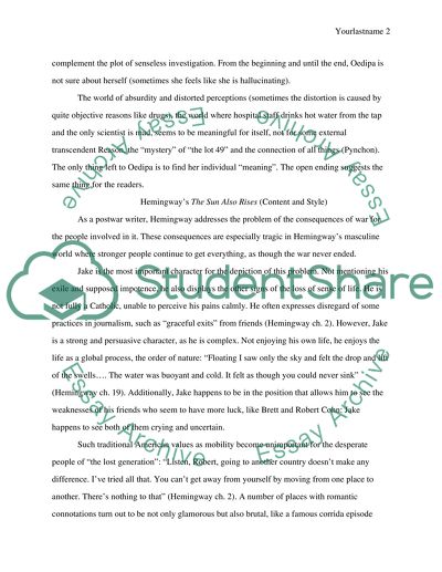 Pynchons The Crying of Lot 49