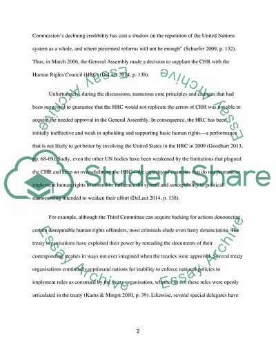 The Limitedness of the UN Human Rights Agenda