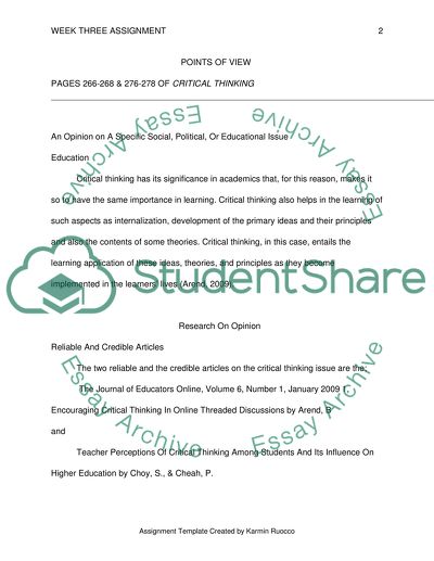 Assignment Template Created by Karmin Ruocco