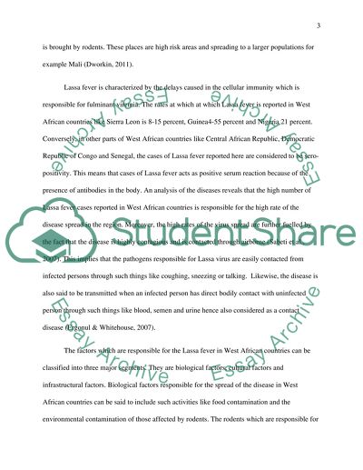 Lassa Fever in West Africa