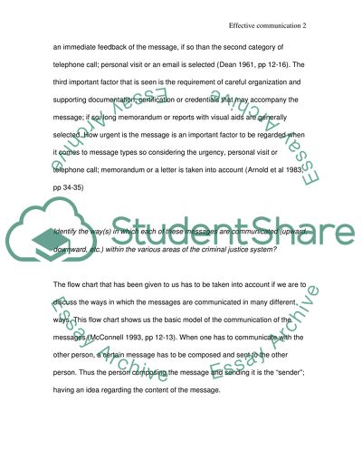 The Flow of Communication