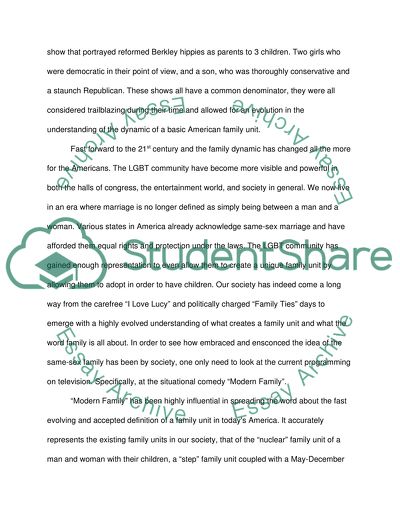 A Reflection of the Changing Times in Our Society