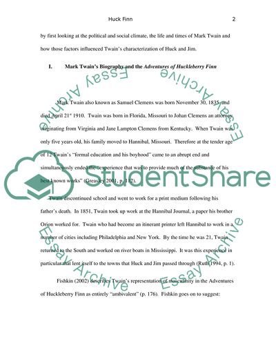 The Adventures of Huckleberry Finn by Mark Twain