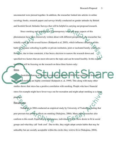 Why People Smoke - Qualitative:advocacy/participatory research study