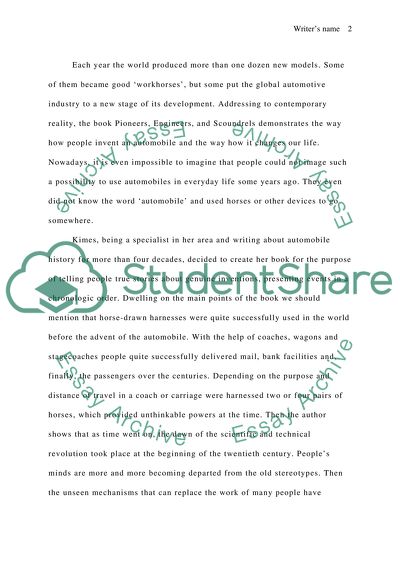 Pioneers, Engineers and Scoundrels by Beverly Rae Kimes