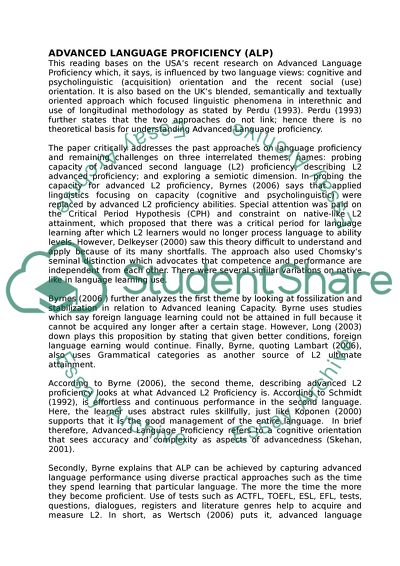 Reading response 12