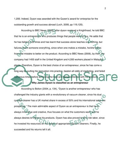 The Main Admirable Aspect of Dyson