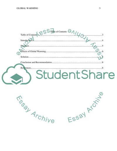 The Devastating Effects of Climate Change