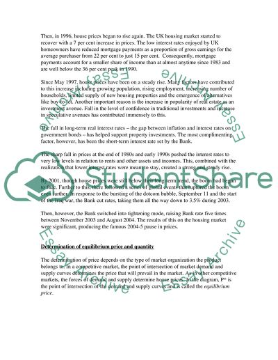 Changes in the UK Housing Market since 1983