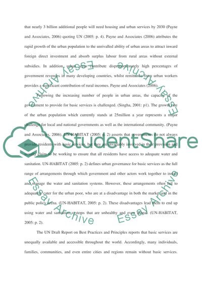 Can Communities Manage and Deliver Basic Services