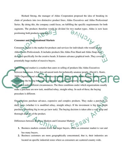 Creation and Distribution of Goods and Services in Aldus Corporation