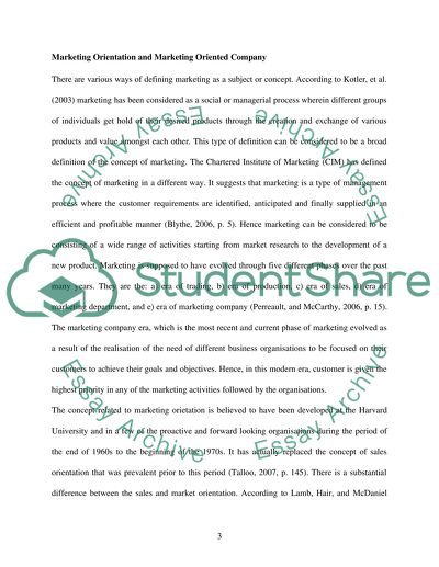 The Marketing Concept