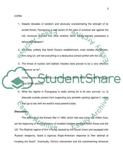 Does North Korea truly desire war with the U.S