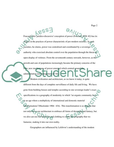 The Production of Space by Lefebvre
