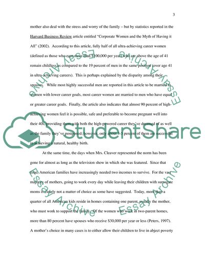Working Mothers and the Myth of Having it All