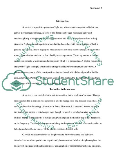 Factors Affecting Life Cycle of Photons