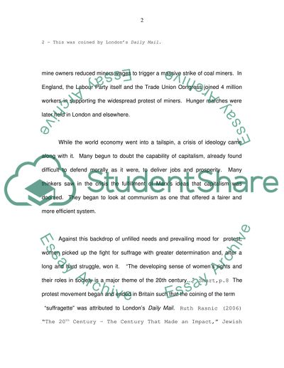 Struggle for Womens Vote