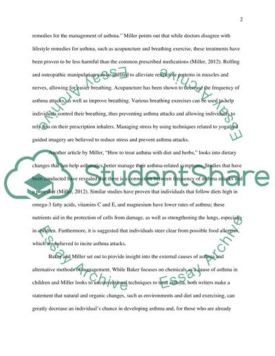 Asthma as a Chronic Inflammatory Disease